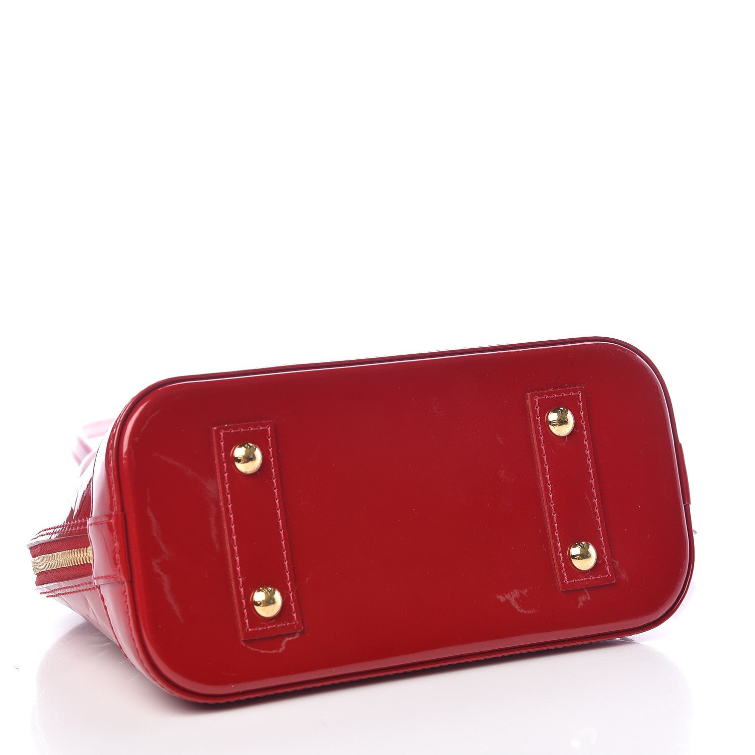 Louis Vuitton Vernis Alma BB Pomme D'Amour 4 of 9