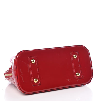 Louis Vuitton Vernis Alma BB Pomme D'Amour 4 of 9
