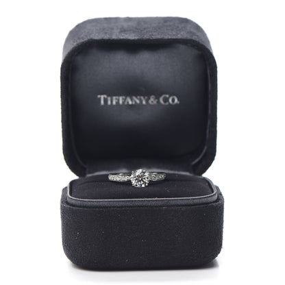 Tiffany Platinum Diamond .71ct Harmony Engagement Ring 47 4 8 of 8