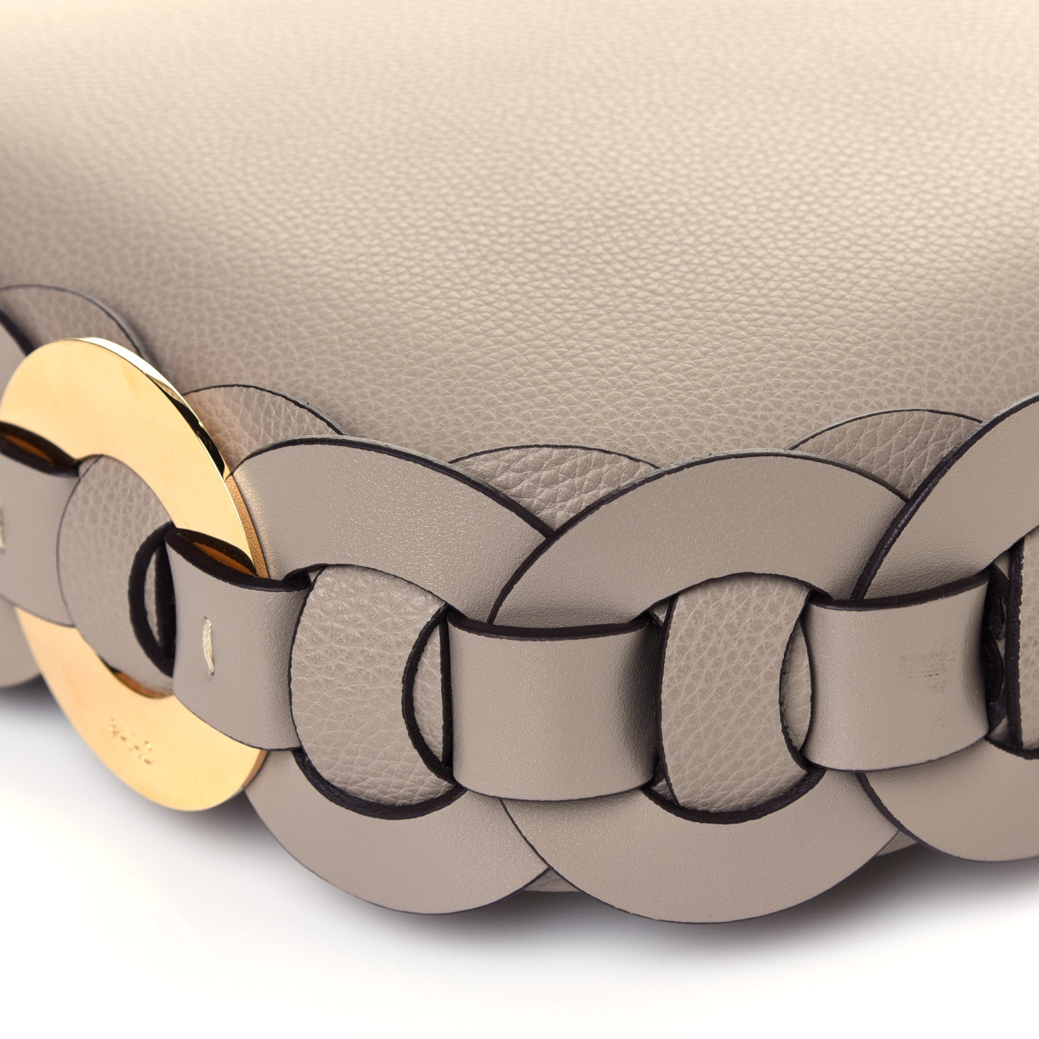 Chloe Small Grain Smooth Calfskin Medium Darryl Hobo Motty Grey 9 of 13