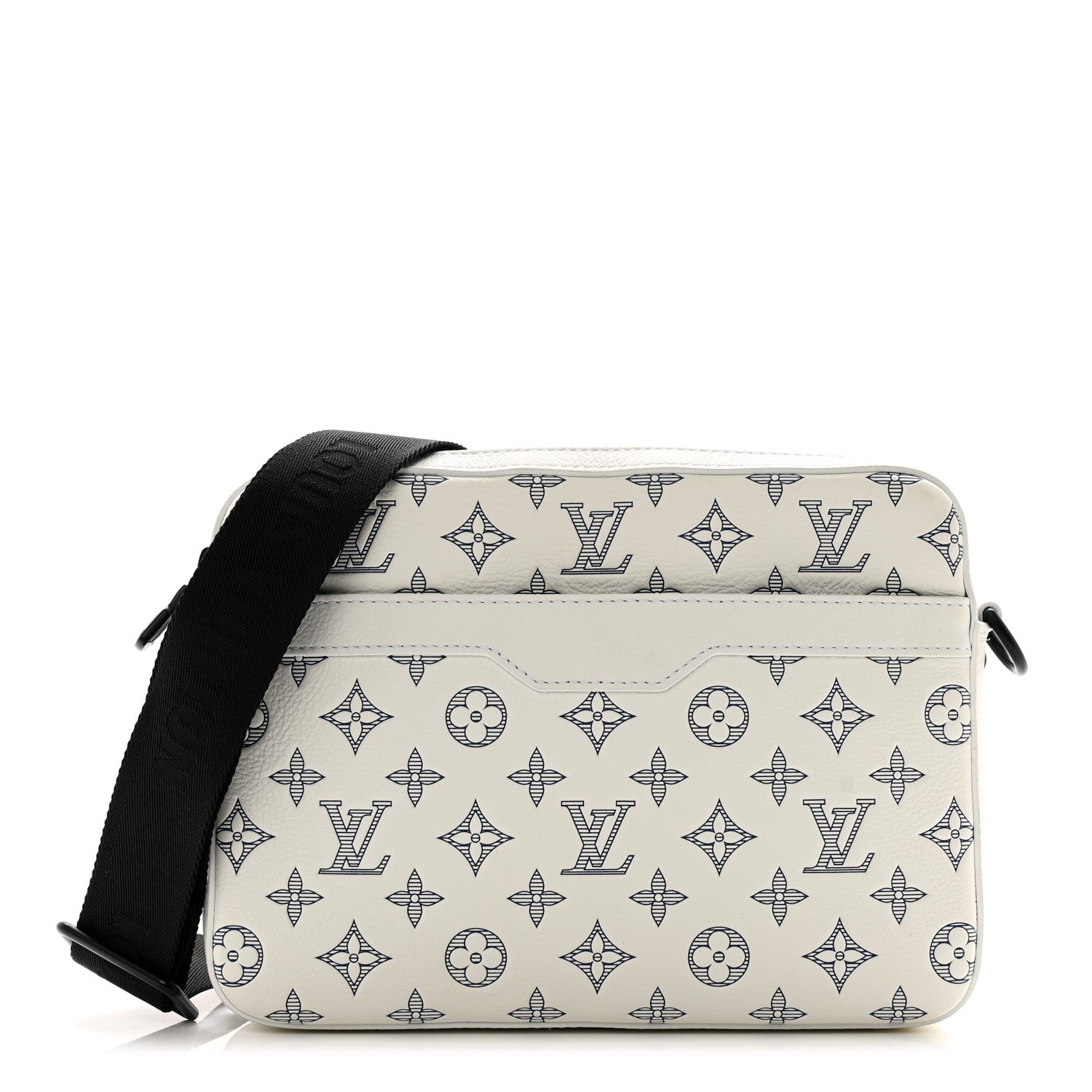 Louis Vuitton Monogram Shadow G65 Trio Messenger White 1458590