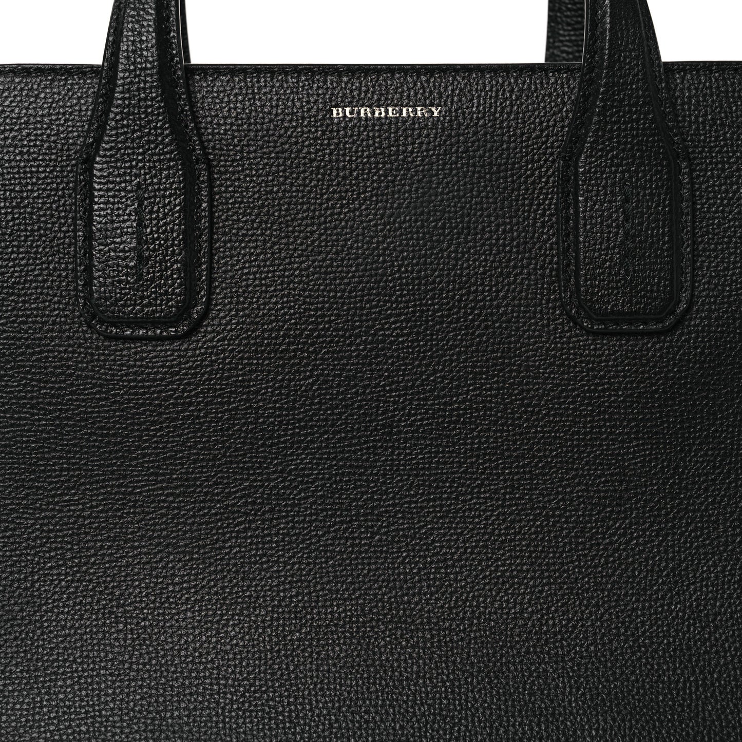 Derby Calfskin Vintage Check Medium Banner Tote Black