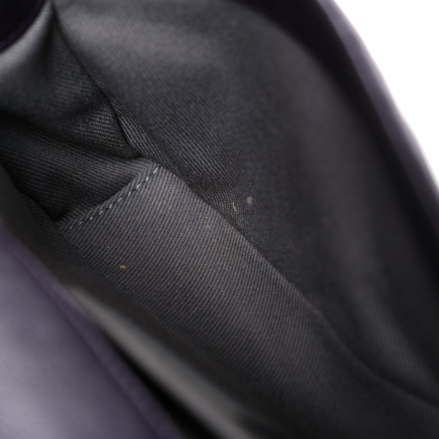 Calfskin Embossed Small Boy Flap Plum