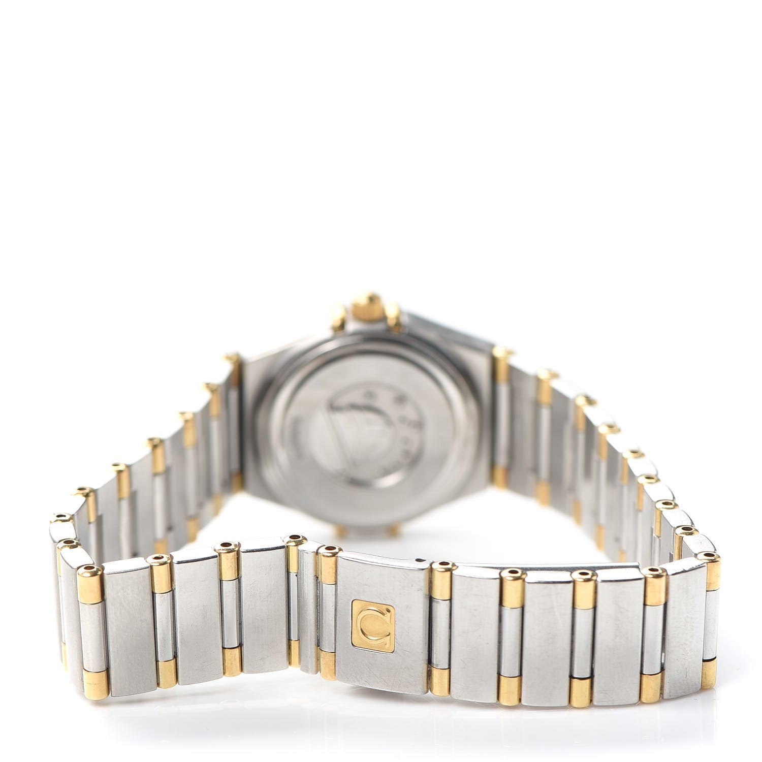 Omega Stainless Steel 18K Yellow Gold 22mm Constellation Quartz Watch White 795.1203 3 of 5