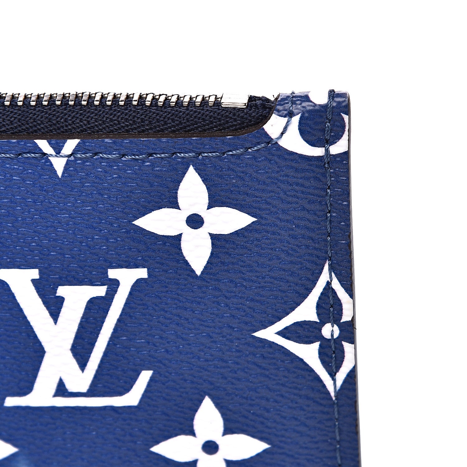 Louis Vuitton Monogram Escale Neverfull MM GM Pochette Blue 6 of 6