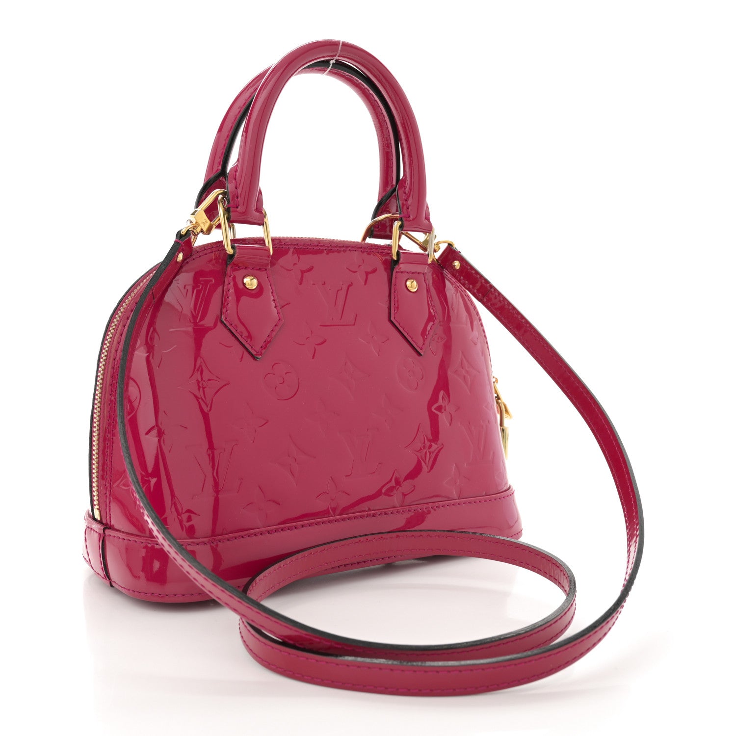 Louis Vuitton Vernis Alma BB Rose Indien 3 of 11