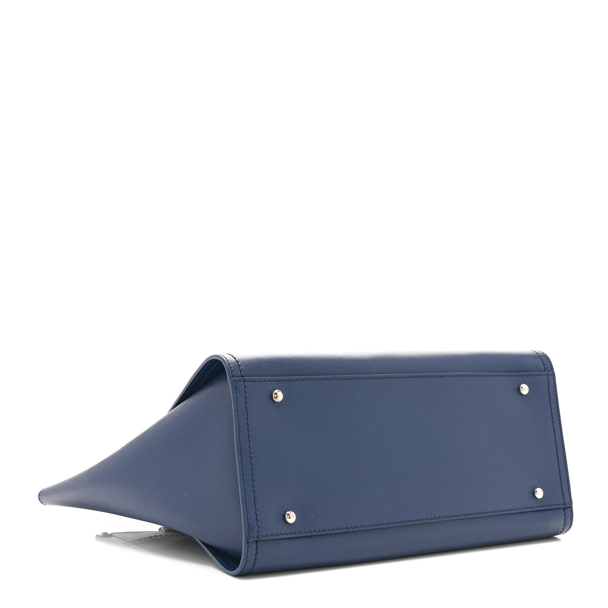 Chanel Caviar Small Studded Deauville Tote Navy 4 of 10