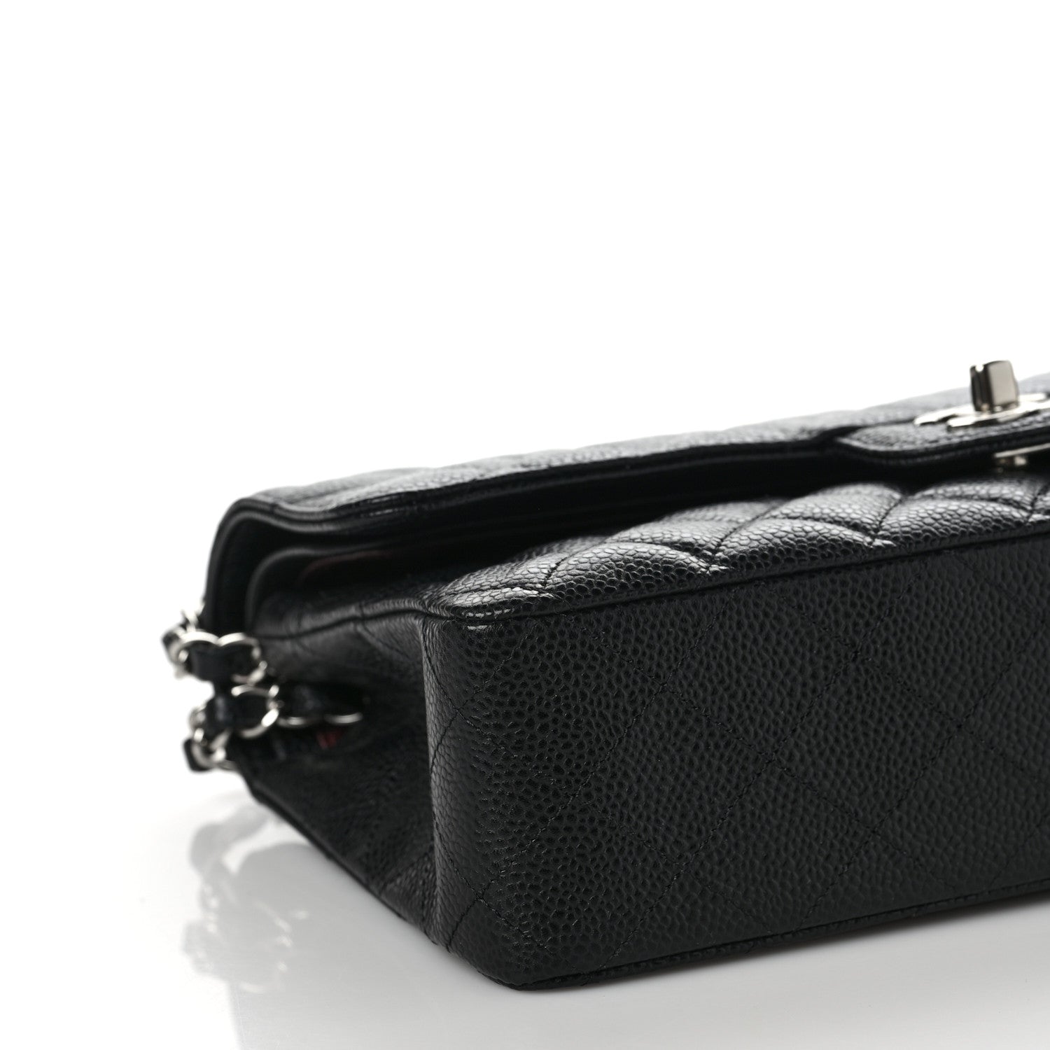 Chanel Caviar Quilted Medium Double Flap Black 7 of 8