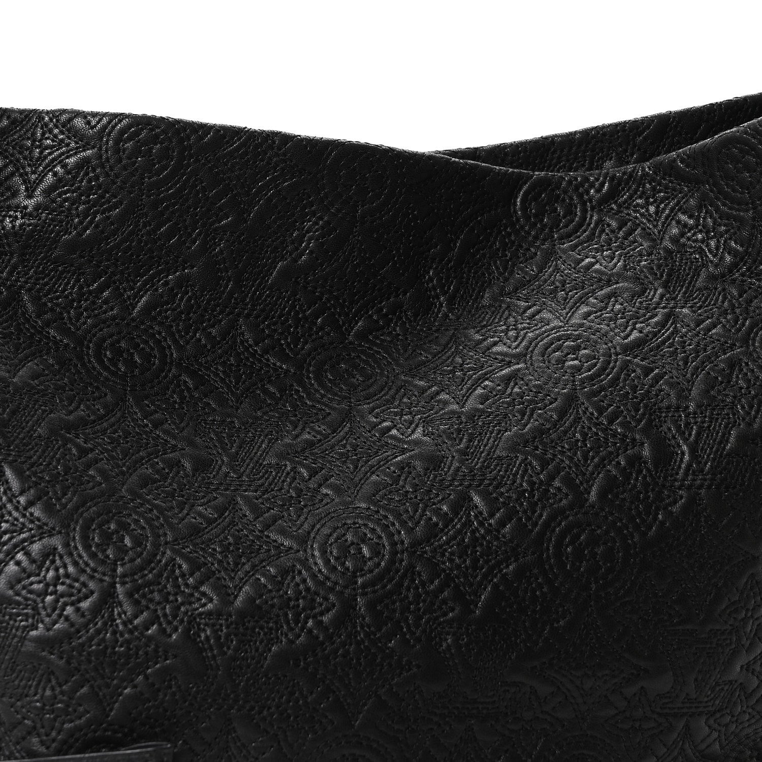 Louis Vuitton Monogram Lambskin Antheia Hobo PM Black 6 of 8
