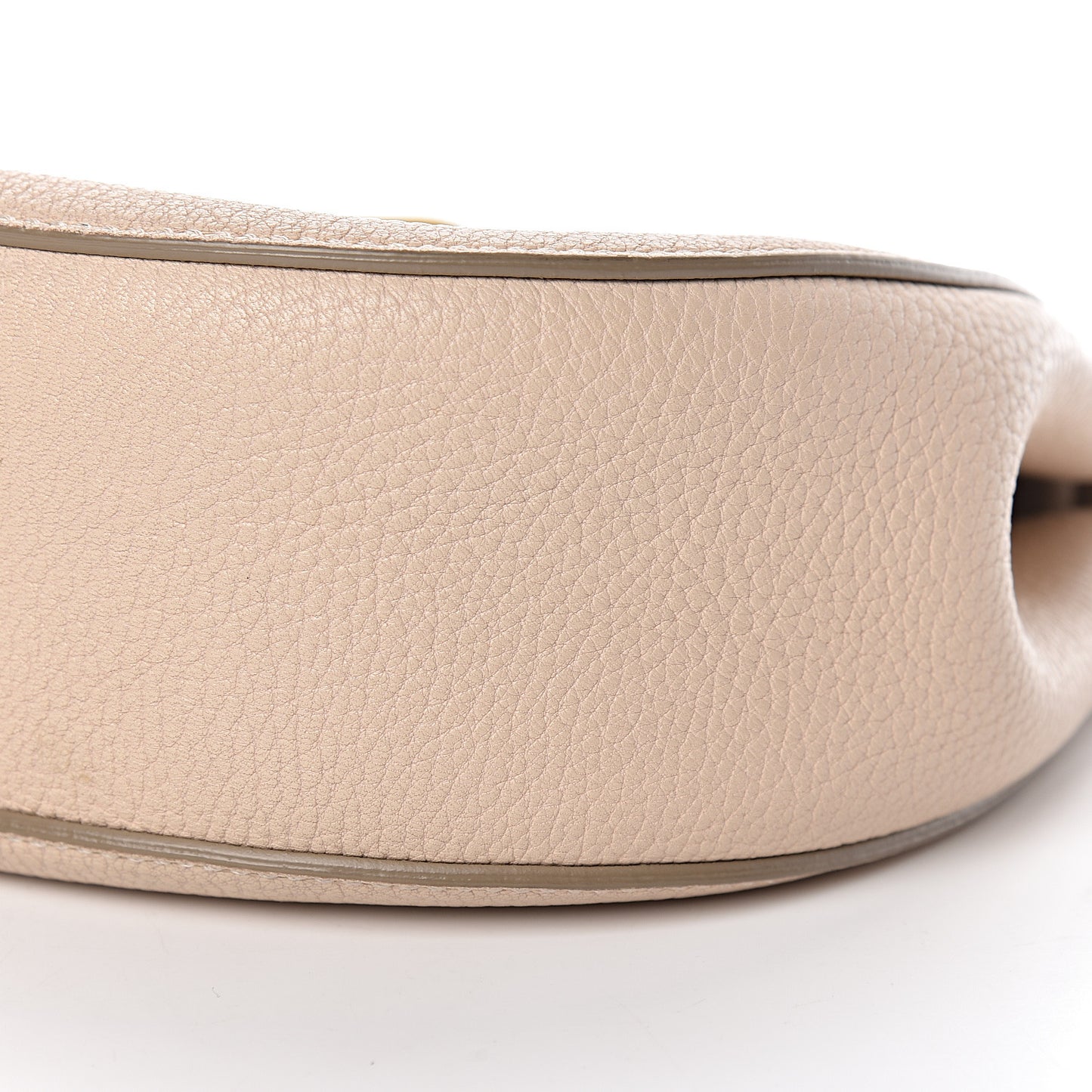 Grained Lambskin Drew Shoulder Bag Biscotti Beige