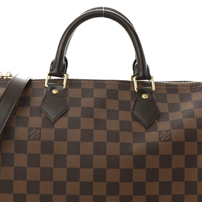 Louis Vuitton Damier Ebene Speedy Bandouliere 30 8 of 13