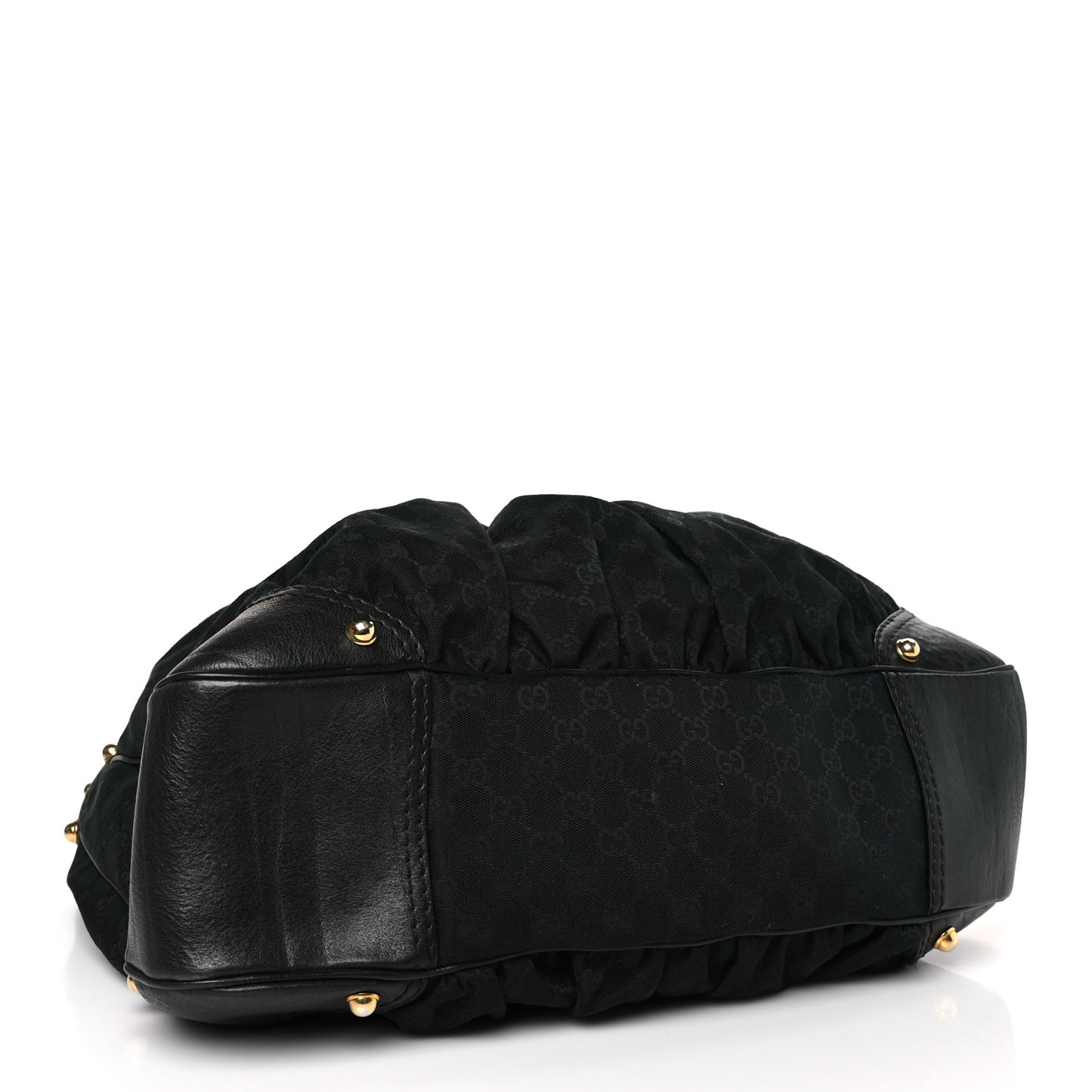 Monogram Large Jockey Hobo Black