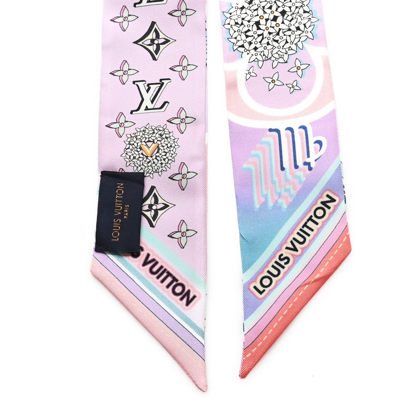 Silk Monogram Astro Virgo BB Bandeau Light Pink