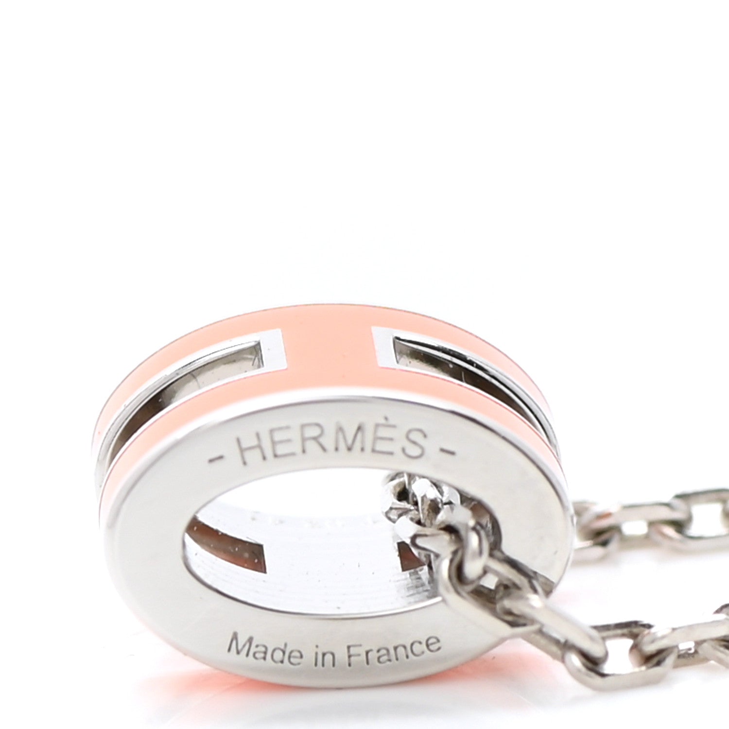 Hermes Palladium Mini Pop H Necklace Orange 5 of 8