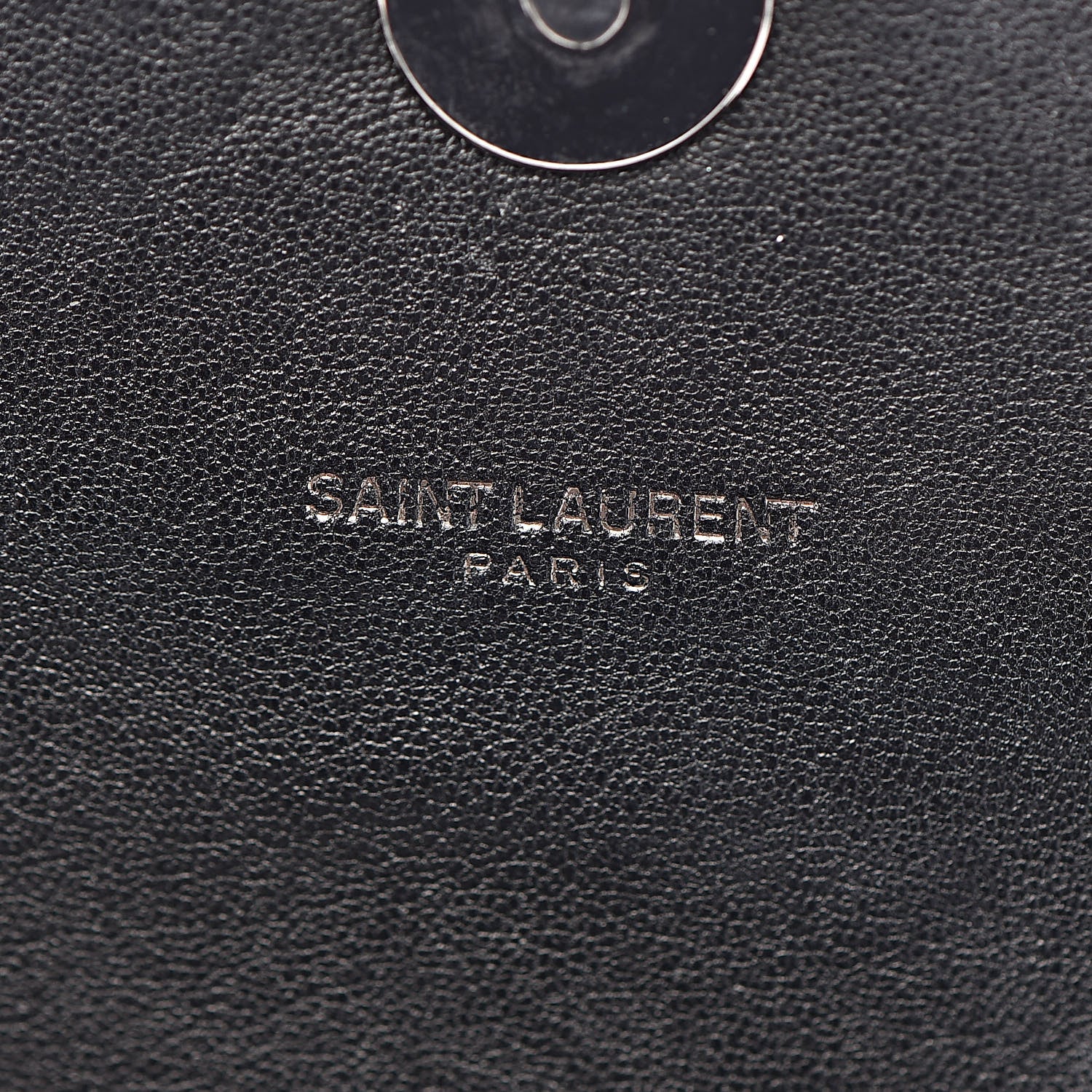 Saint Laurent Sheepskin Matelasse Chevron Monogram Medium College Bag Black 8 of 11
