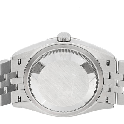 Rolex Stainless Steel 18K White Gold 36mm Oyster Perpetual Datejust Watch White Roman 126234 4 of 5