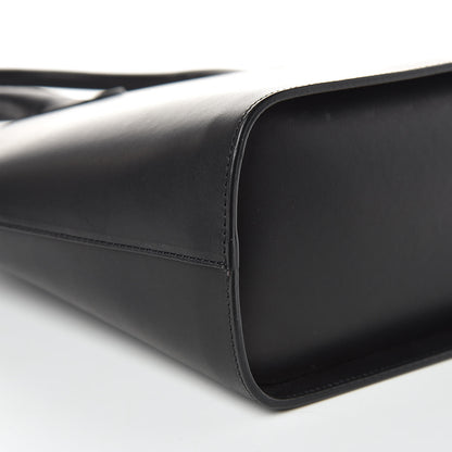 Mansur Gavriel Calfskin Top Handle Rounded Bag Black Flamma 7 of 11