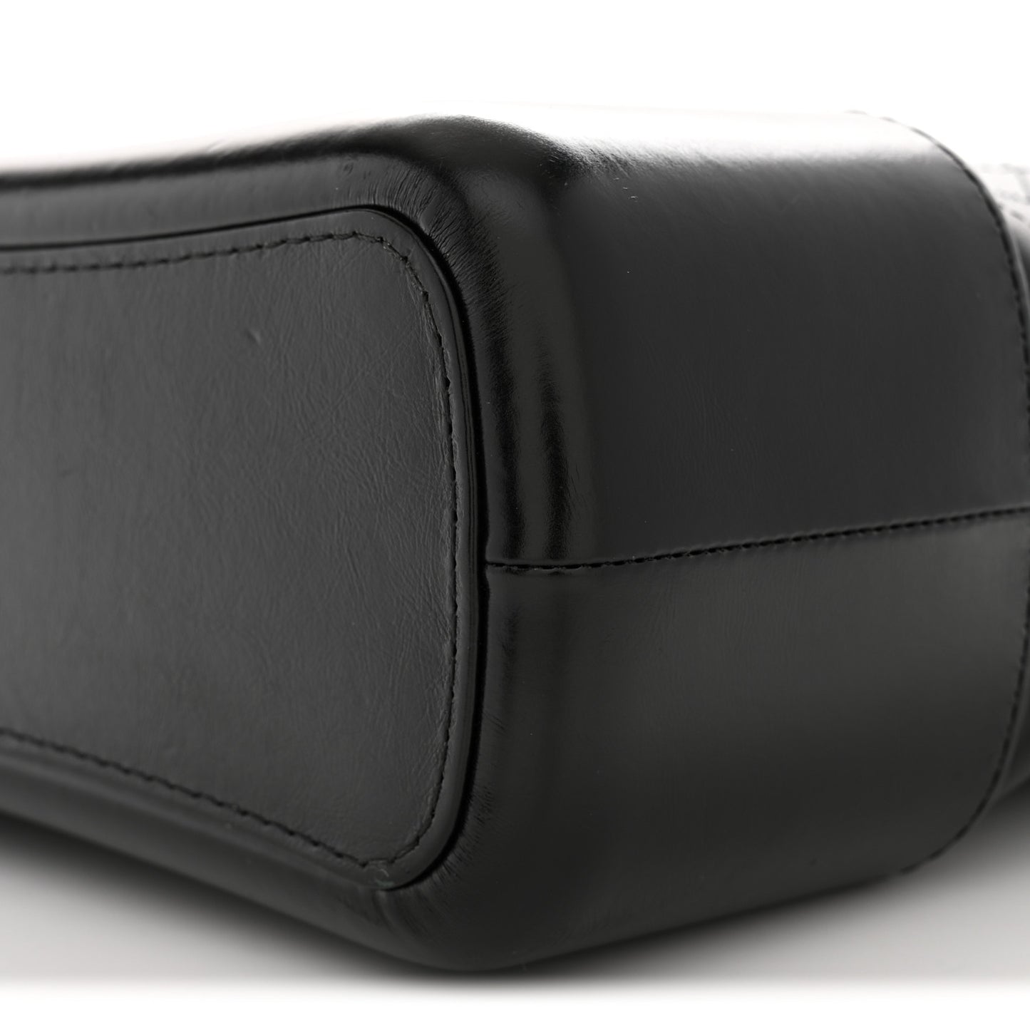 Aged Calfskin Quilted Medium Gabrielle Hobo Black