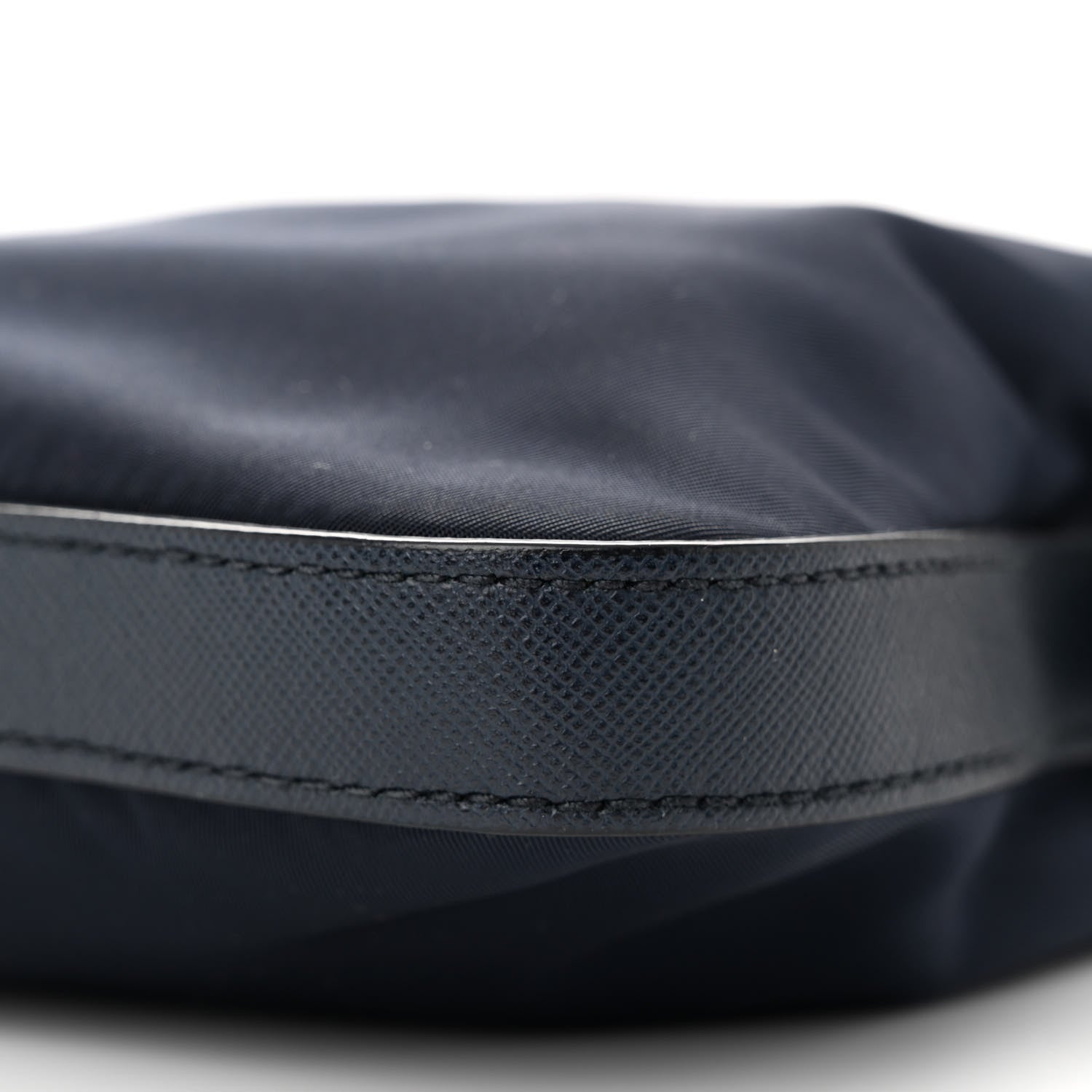 Prada Vela Nylon Saffiano Crossbody Navy 9 of 9