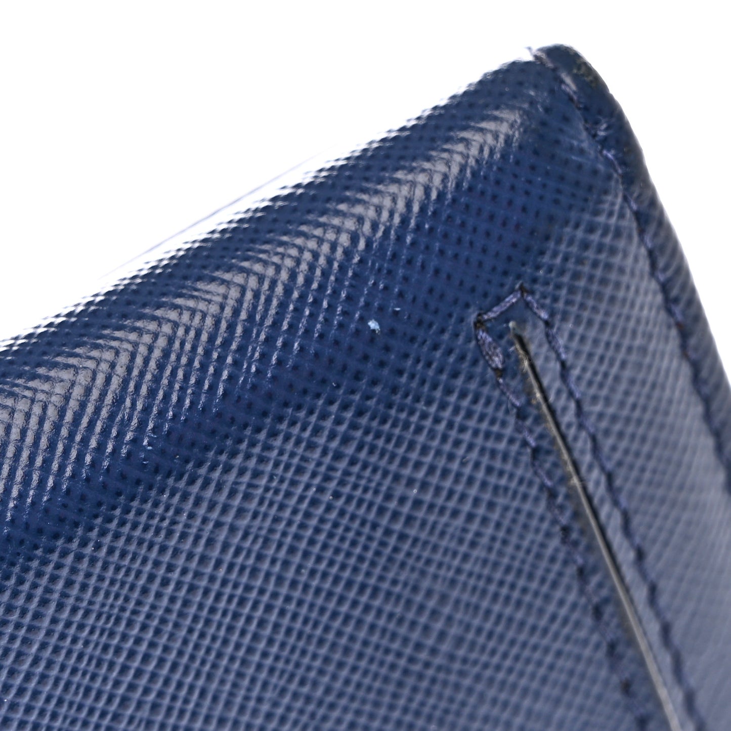 Saffiano Triangle Continental Flap Wallet Bleuette