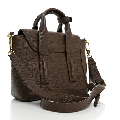 3.1 Phillip Lim Textured Calfskin Mini Pashli Satchel Taupe 3 of 15