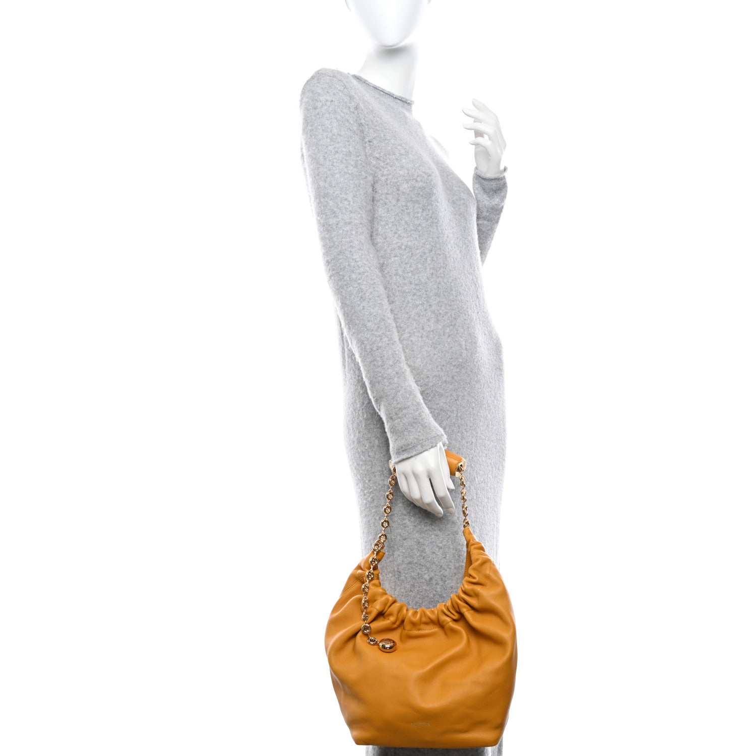 Loewe Nappa Lambskin Small Squeeze Bag Sunflower 2 of 10