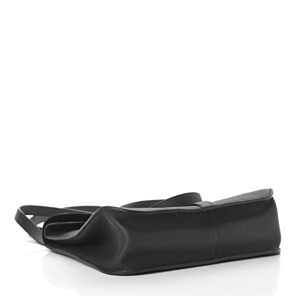 Hermes Taurillon Clemence Halzan 31 GM Black 5 of 11
