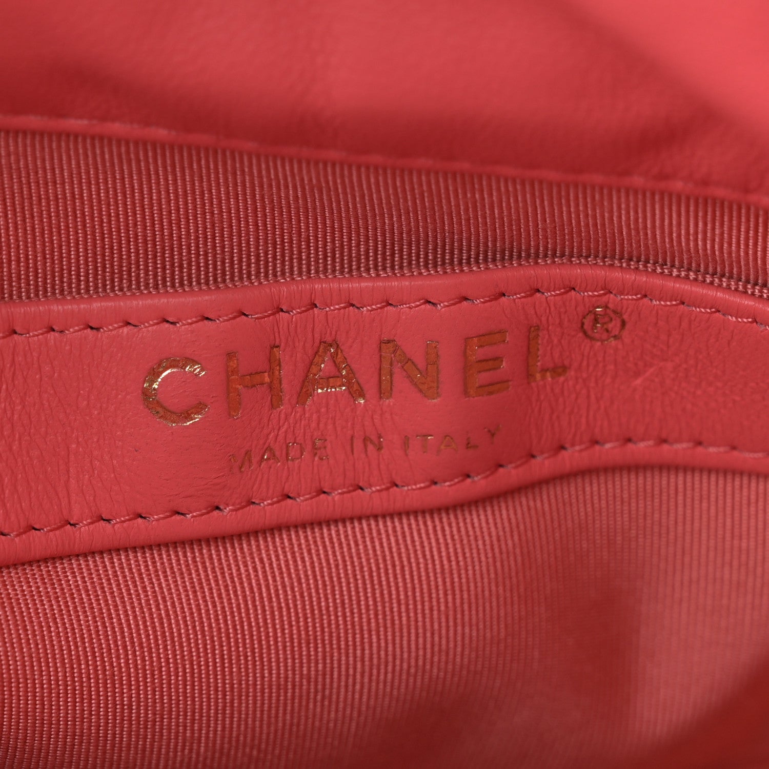 Chanel Lambskin Bucket Chain Drawstring Bag Pink 6 of 10