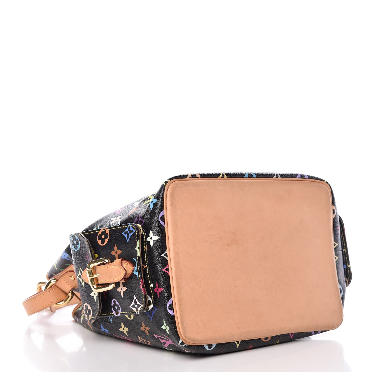 Louis Vuitton Monogram Multicolor Petit Noe Black 4 of 17