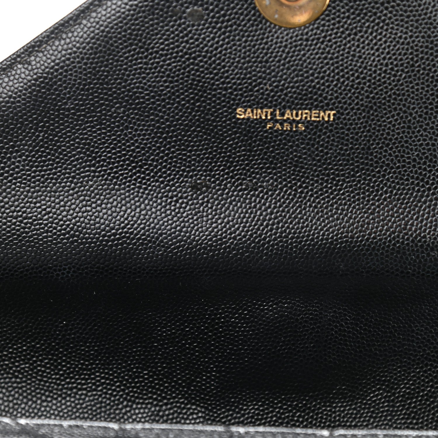 Saint Laurent Grain De Poudre Matelasse Chevron Large Monogram Satchel Black 15 of 20