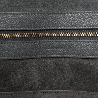 Celine Soft Grained Calfskin Small Belt Cabas Phantom Medium Grey 6 of 13