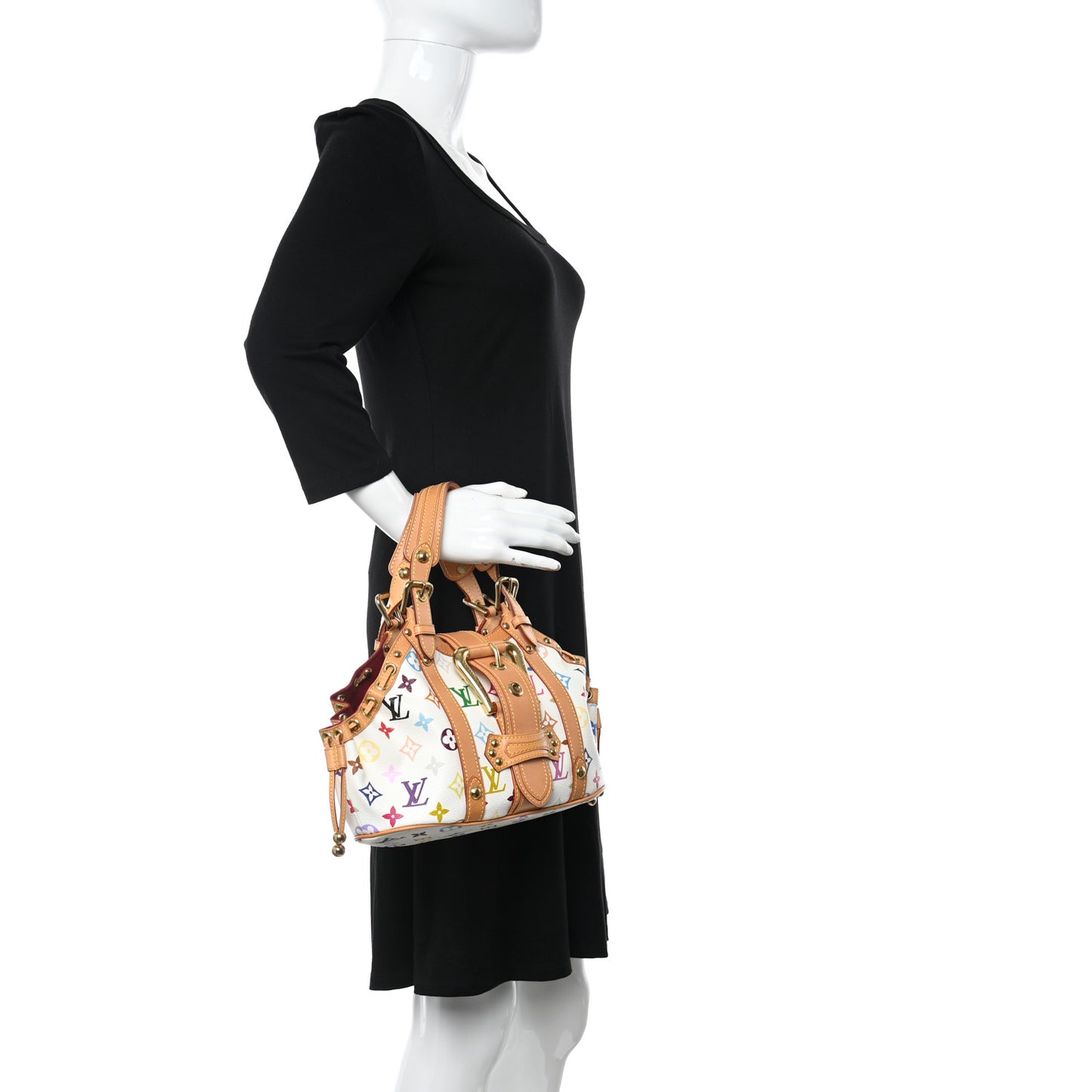 Monogram Multicolor Theda GM White