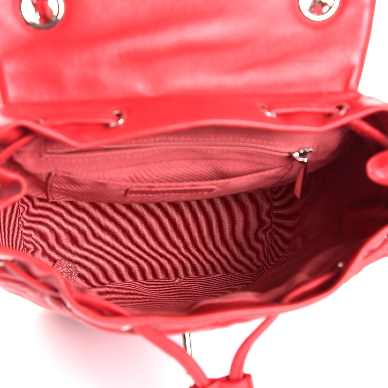 Chanel Lambskin Quilted Small Urban Spirit Backpack Red 5 of 7
