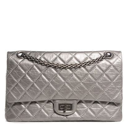 Chanel Metallic Calfskin 2.55 Reissue 226 Flap Grey 1 of 7