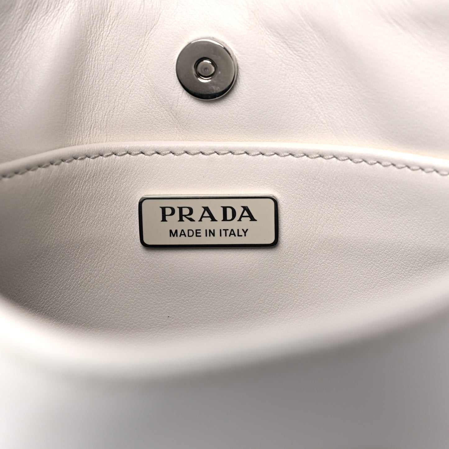 Spazzolato Cleo Shoulder Bag White