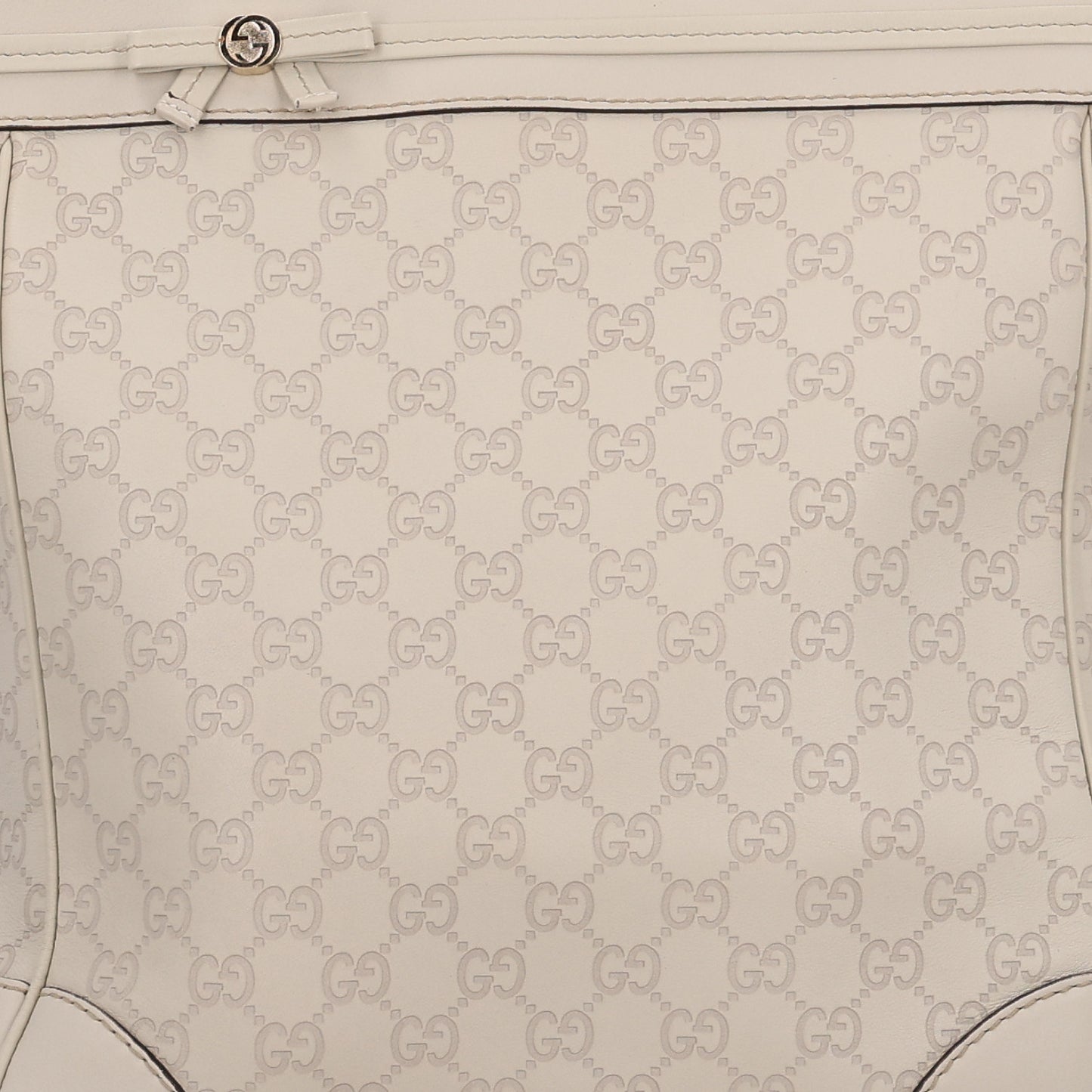 Guccissima Medium Mayfair Tote Off White