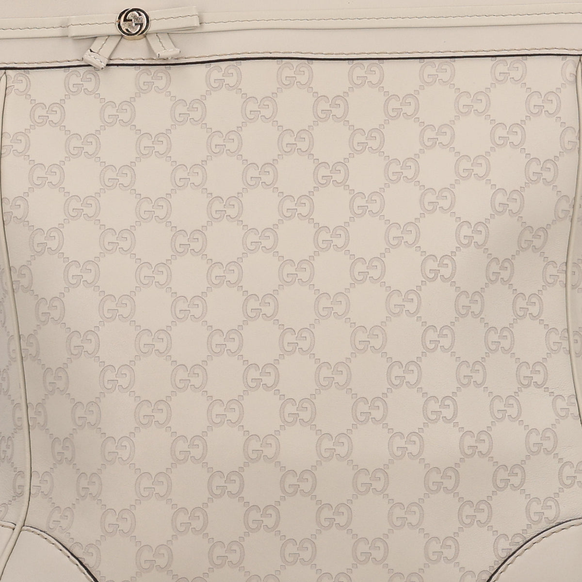 Gucci Guccissima Medium Mayfair Tote Off White 7 of 9