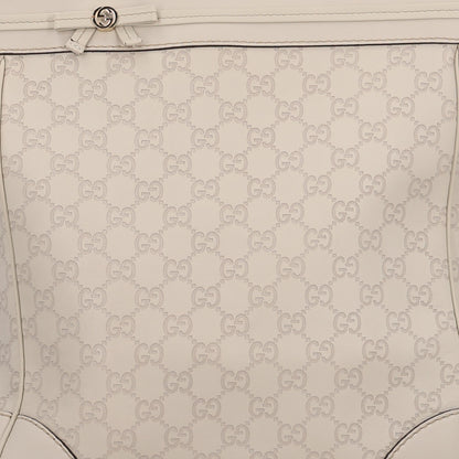Gucci Guccissima Medium Mayfair Tote Off White 7 of 9
