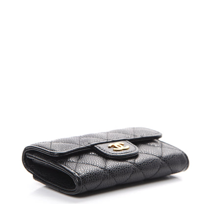 Chanel Caviar Quilted Flap Card Holder Black 3 of 12