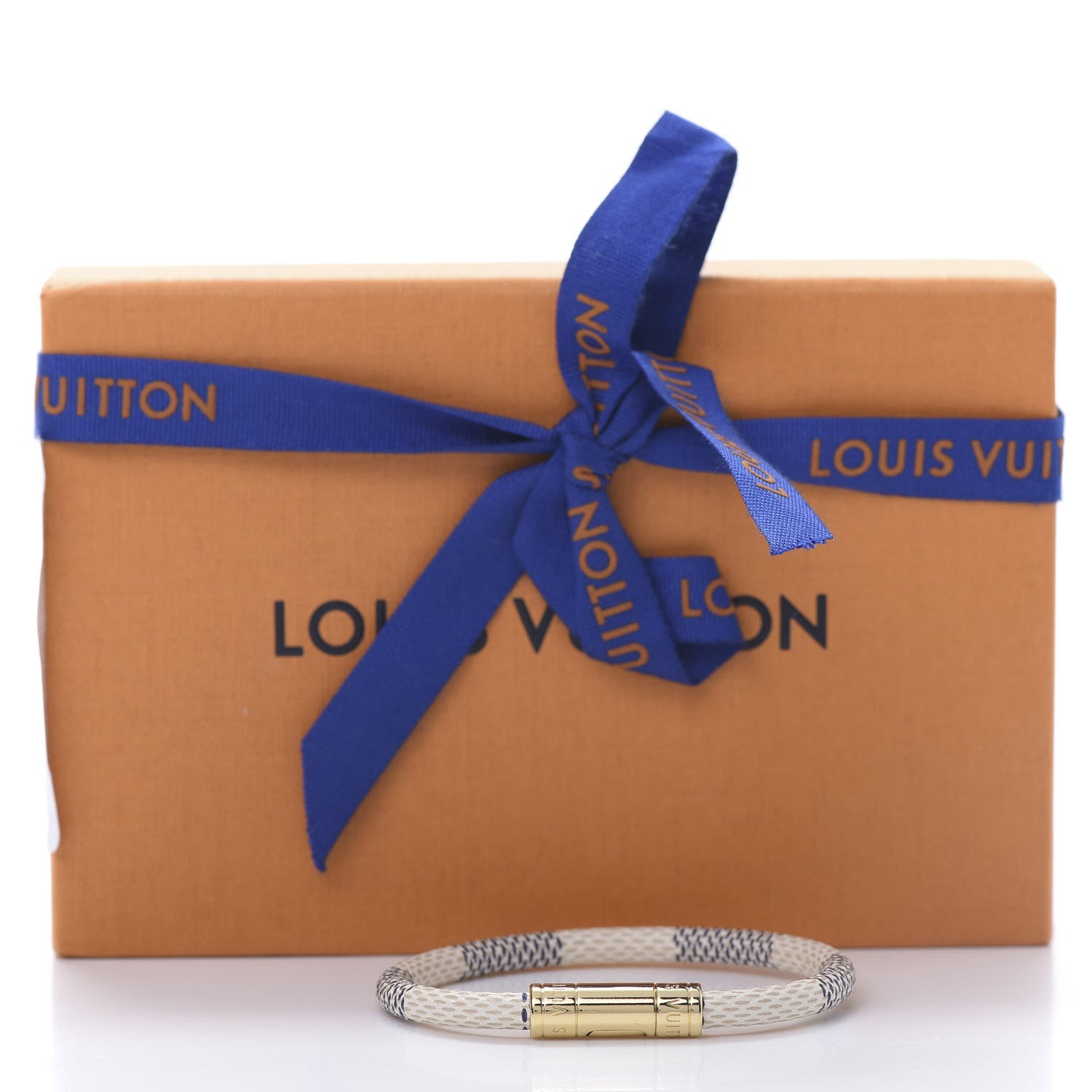 Louis Vuitton Damier Azur Keep It Bracelet 17 5 of 5