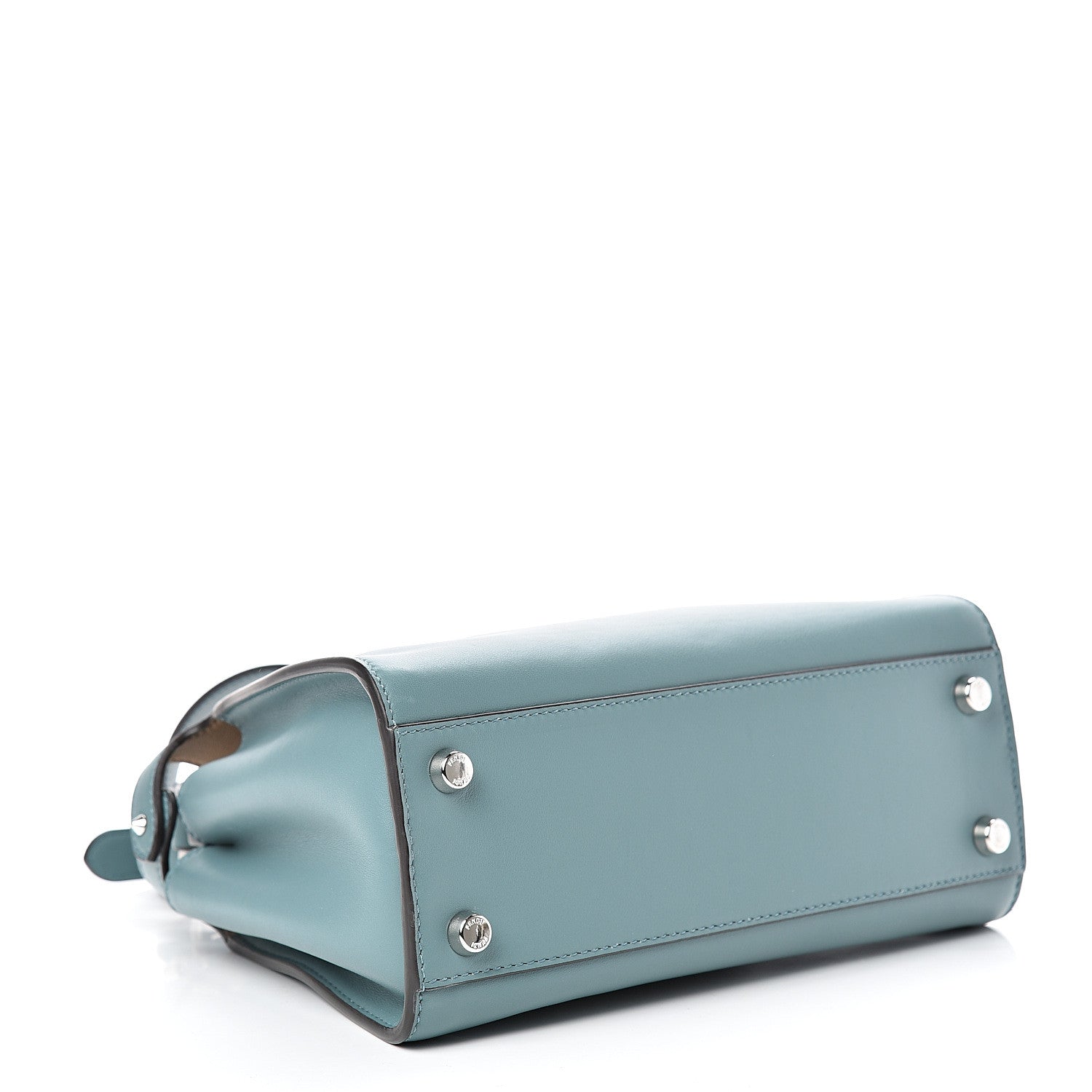 Fendi Vitello Tahiti Burro Bi-Color Medium Peekaboo Iconic Essentially Satchel Pound Sand Nuvola 4 of 11
