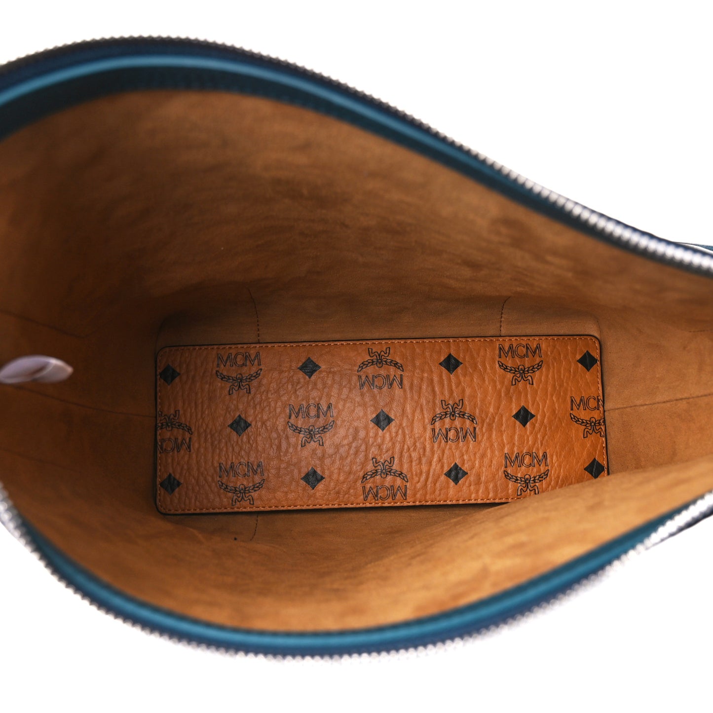 Calfskin Ottomar Monogram Medium Klara Hobo Teal