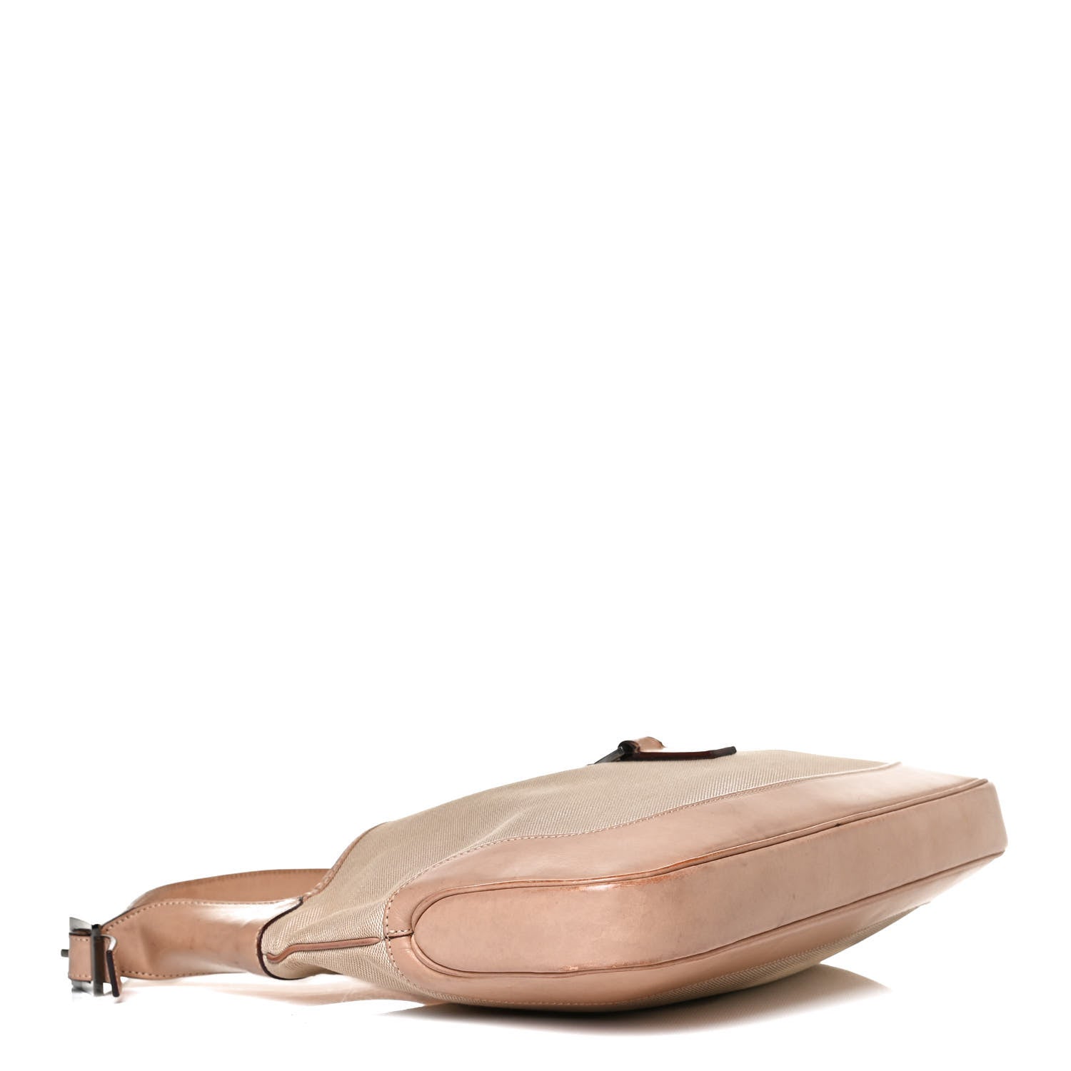 Gucci Canvas Calfskin Jackie O Hobo Beige 3 of 25