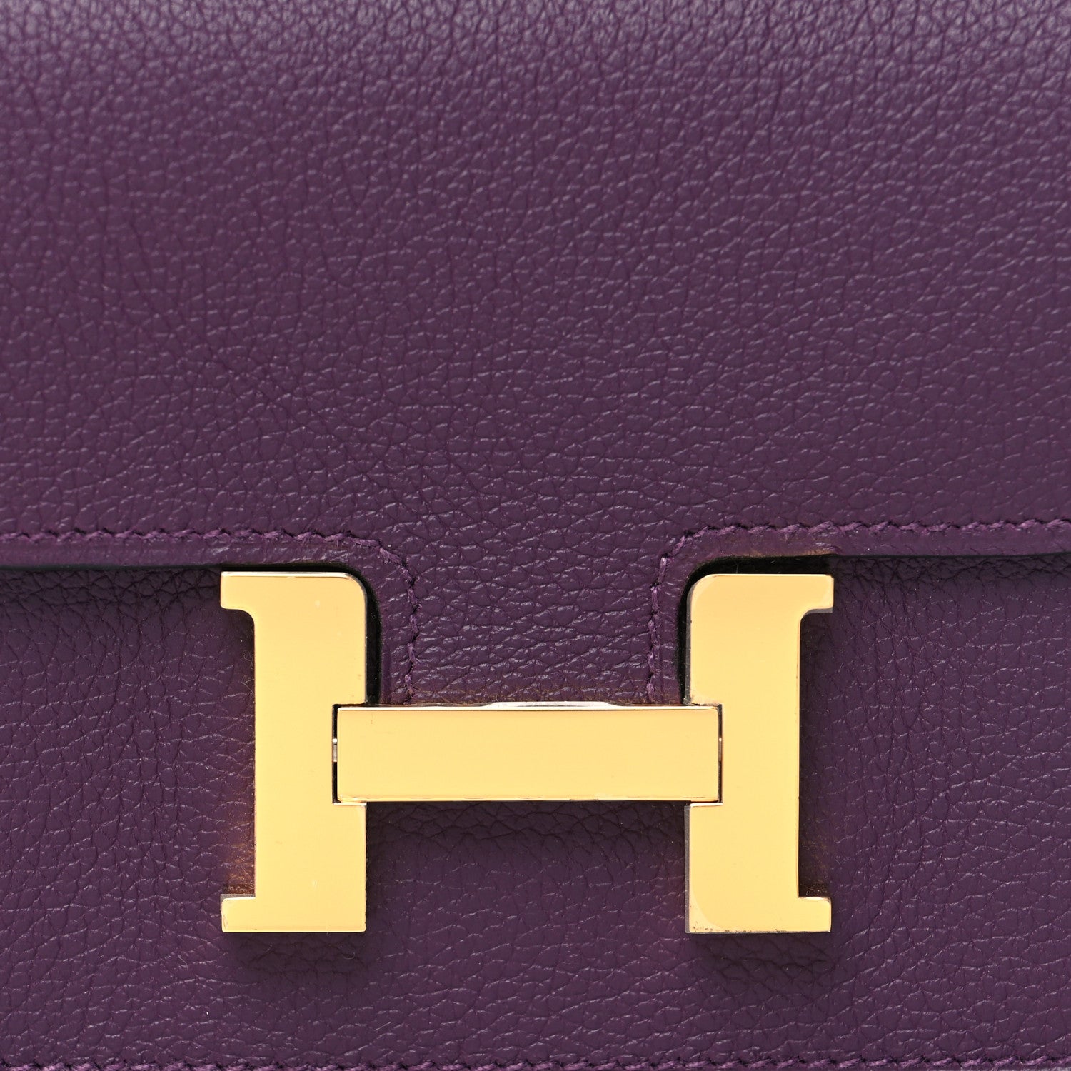 Hermes Evercolor Bi-Color Constance Slim Wallet Cassis Bleu Royale 10 of 10