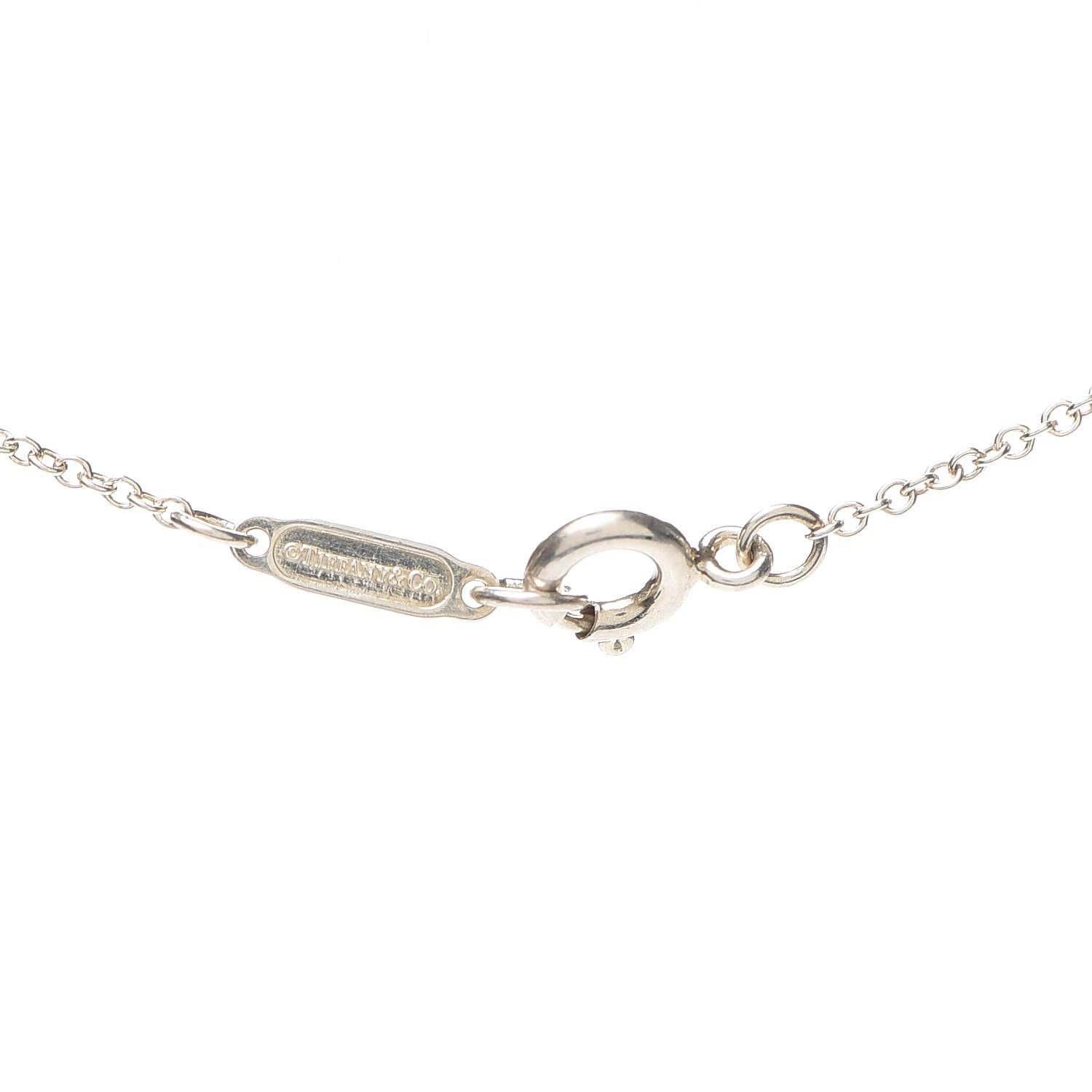 Tiffany Sterling Silver Bow Pendant Necklace 5 of 5