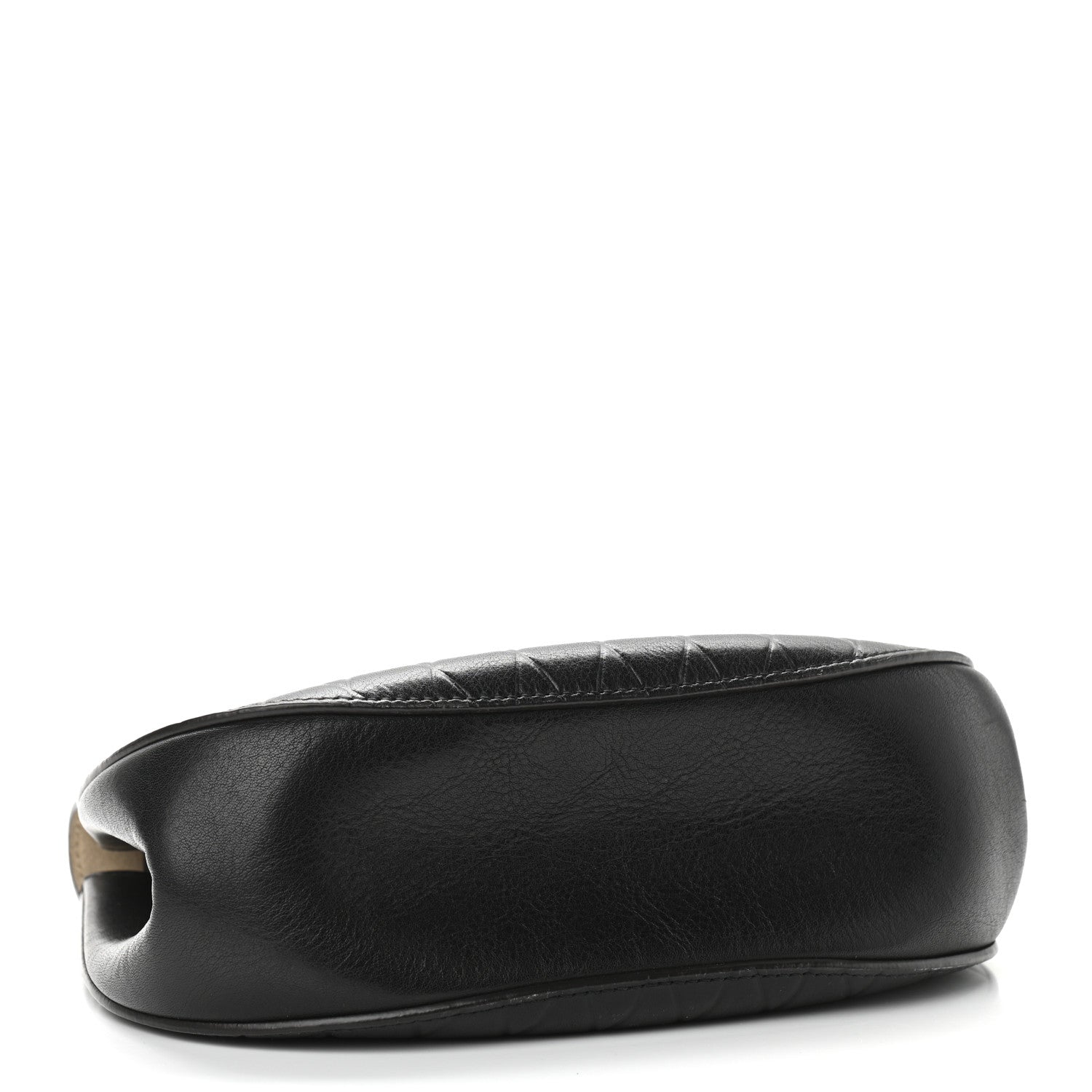 Chloe Calfskin Diamond Embossed Drew Shoulder Bag Black 4 of 10