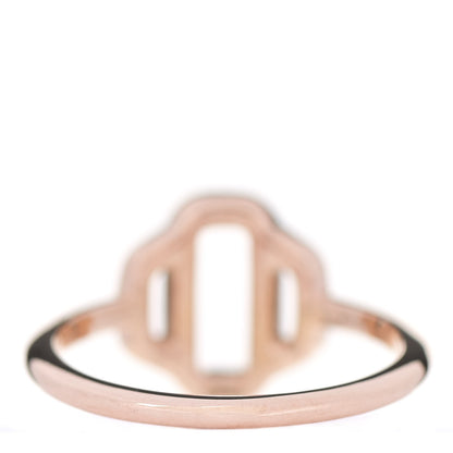 Hermes 18K Rose Gold Diamond Attelage Ring 51 5.75 3 of 6