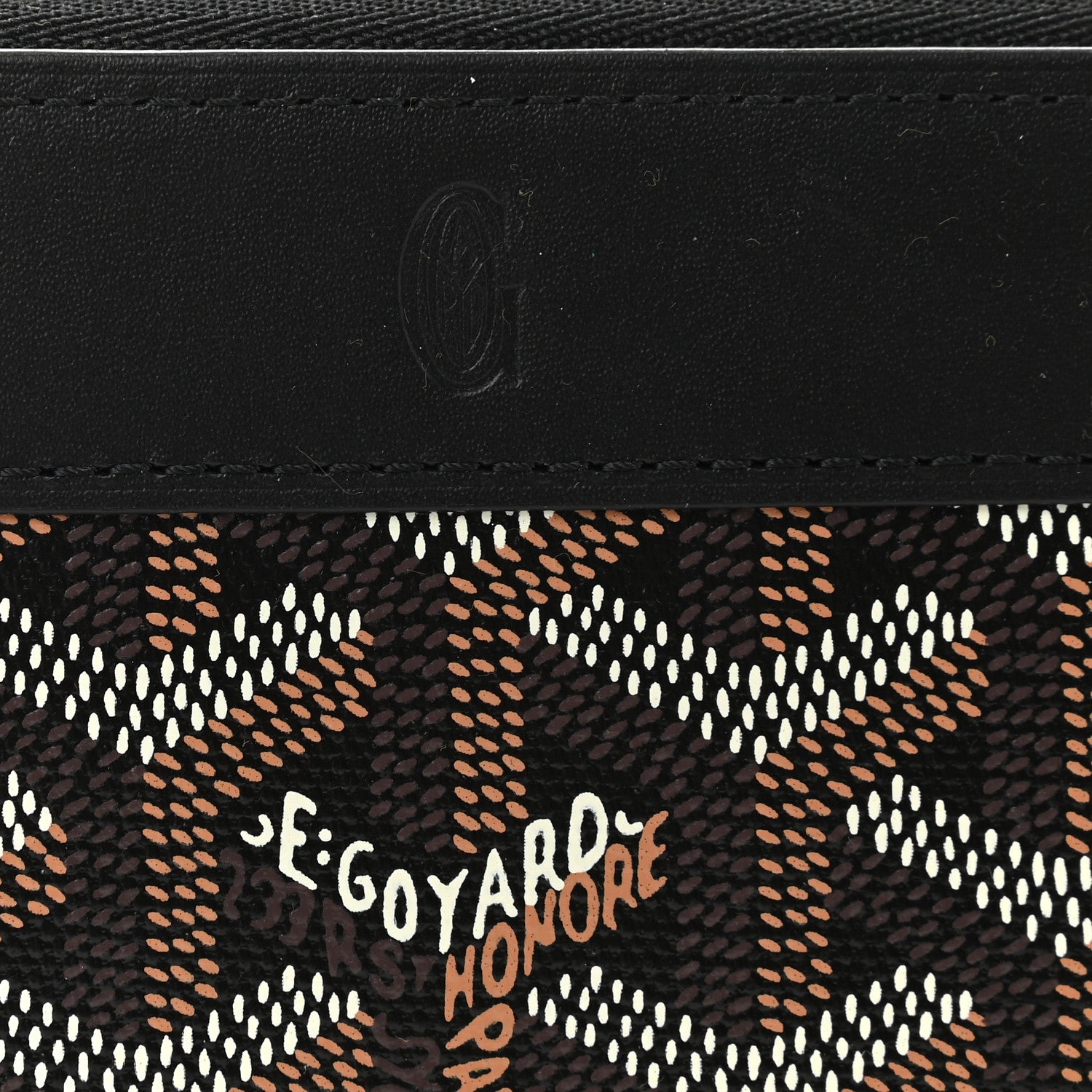 Goyard Goyardine Matignon PM Wallet Black 7 of 8