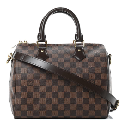 Louis Vuitton Damier Ebene Speedy Bandouliere 25 1 of 12