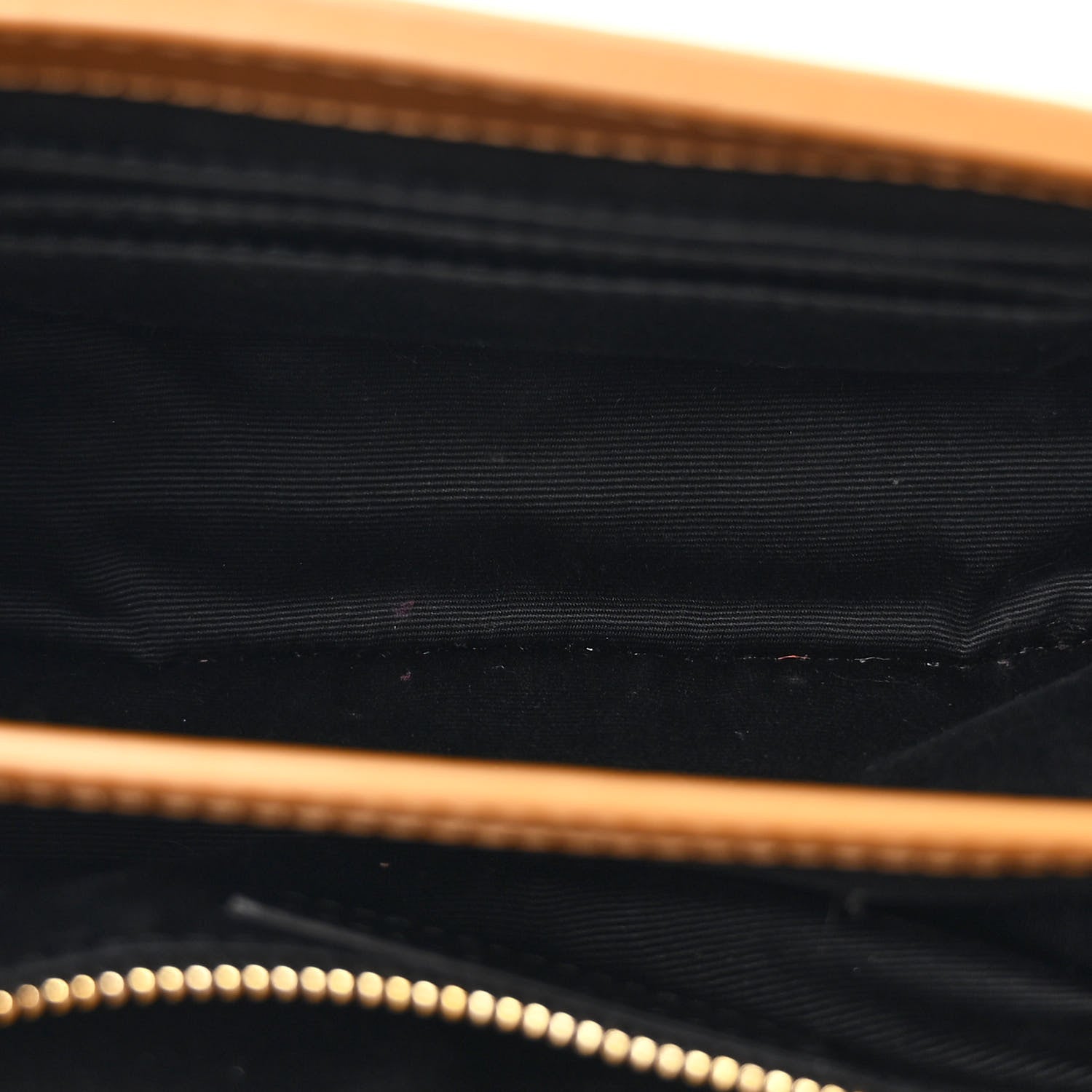 Saint Laurent Calfskin Y Quilted Monogram Toy Loulou Crossbody Bag Dark Natural 5 of 10